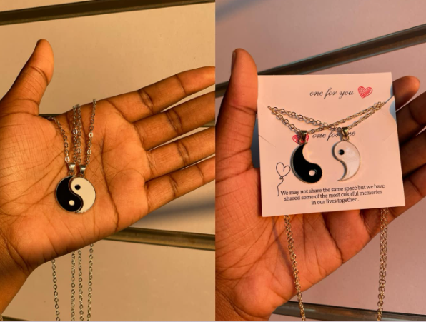 Yin and Yang necklaces