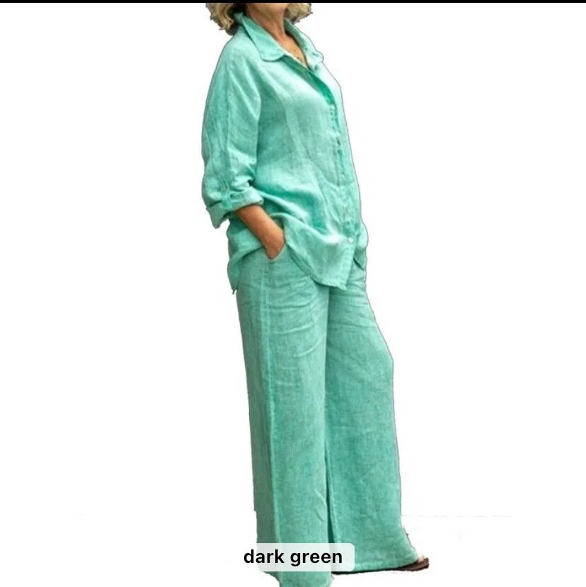 Ensemble en lin 100% Cotton