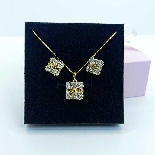 Parure Bijoux Carré