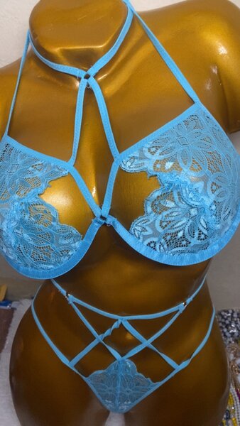 Ensemble girlie bleu