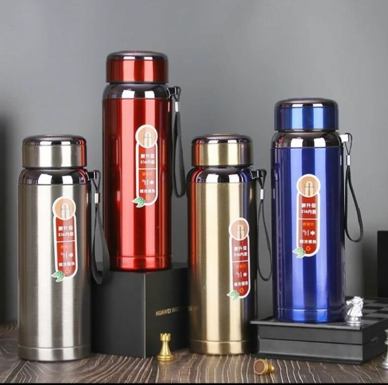 800ml Vacuum bottle - ️Red