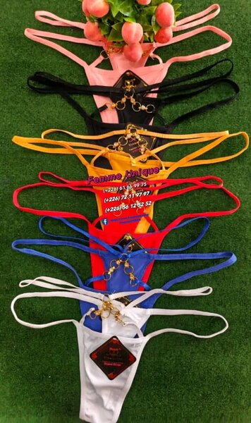 Lot de 6 strings pour femmes