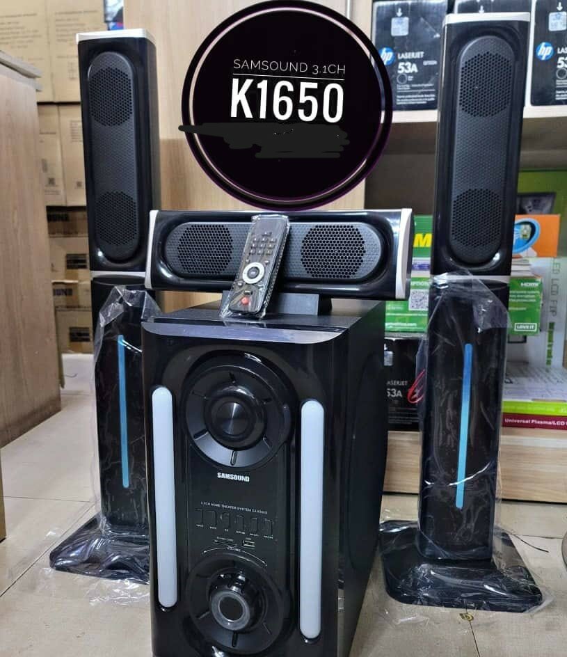 Samsouns Home Theaters  -Bluetooth Input. -Aux Input. -FM Radio. -USB/TF Function.