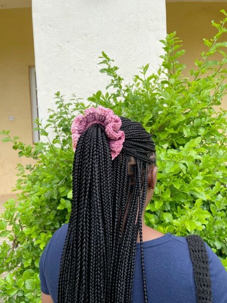 Chouchous Cheveux Tricotés Colorés