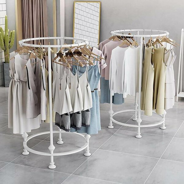 Round Metal Clothes Rack