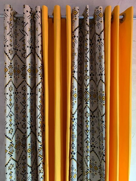 Rideaux  en coton glacé, bien lourd