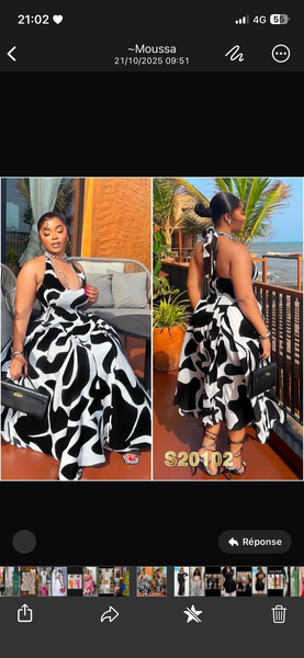 Robe élégante à motifs