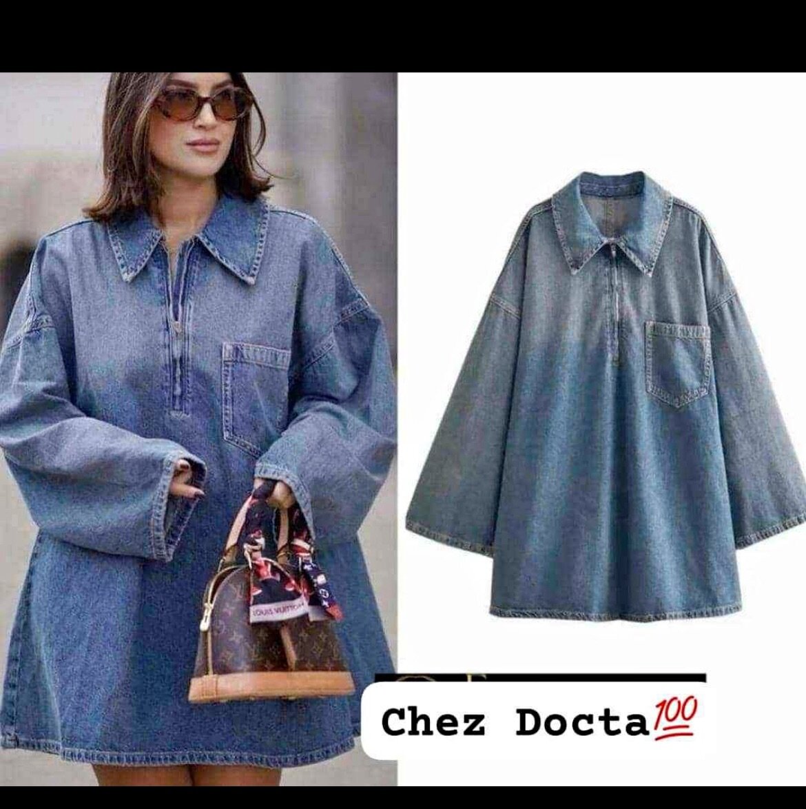 Robe jeans bien lourd