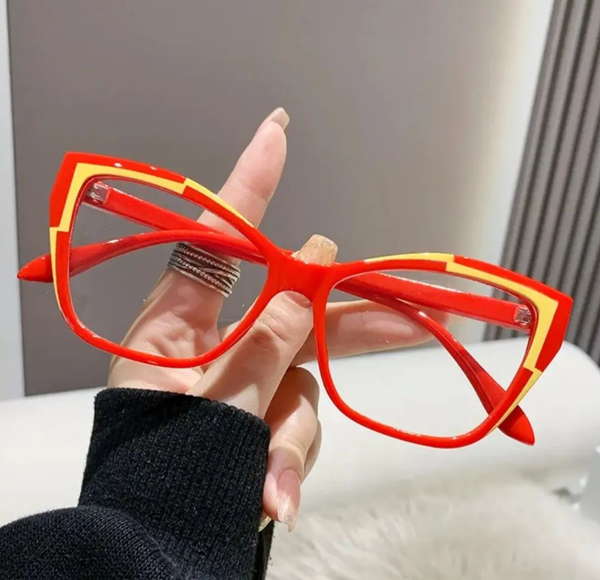 Optical frame red