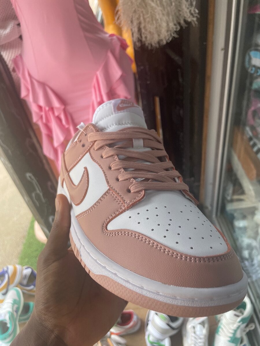 Baskets Rose et Blanc Femme