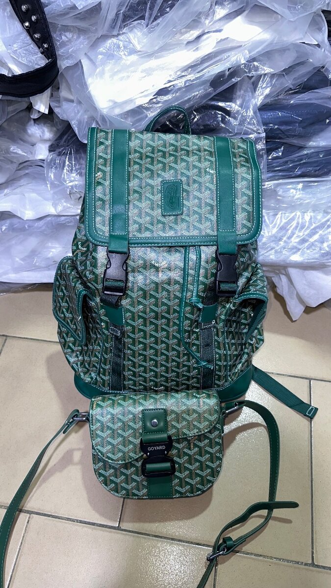 Sac à dos élégant vert