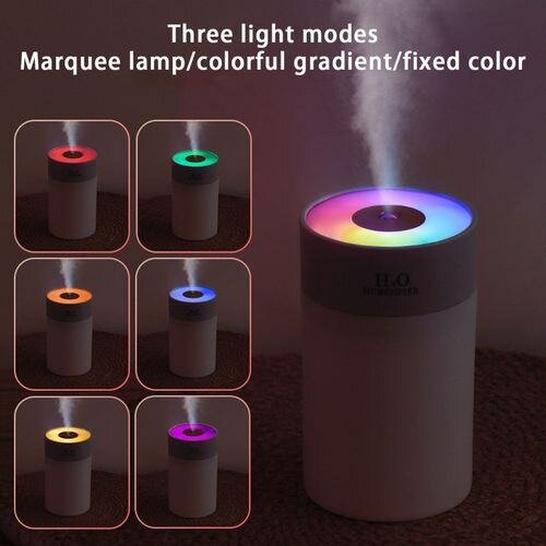 Air Humidifier LED Light-Mini Essential Oil Diffuser