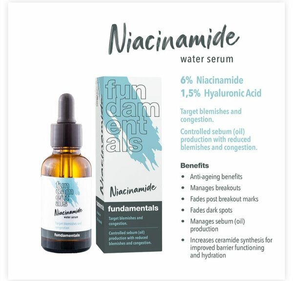 Fundamentals niacinamide water serum