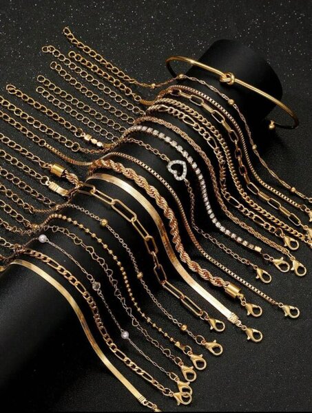 12k gold plated brecelets