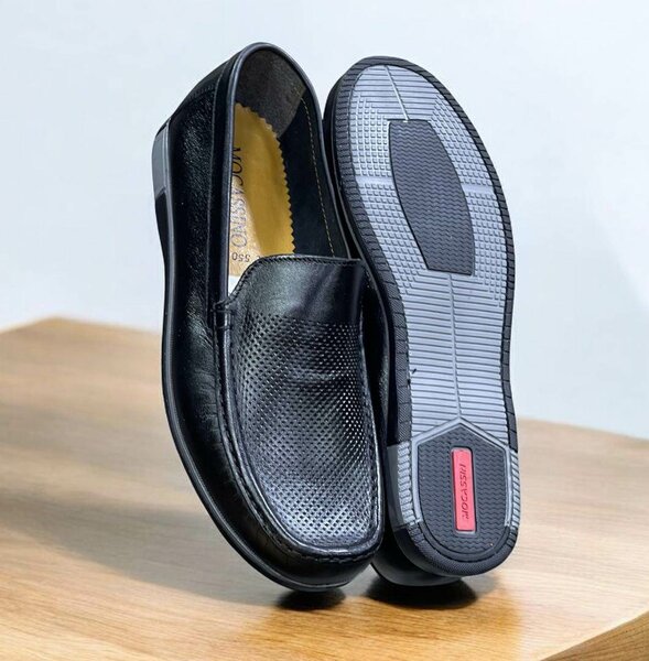 Mocassins en cuir confortables