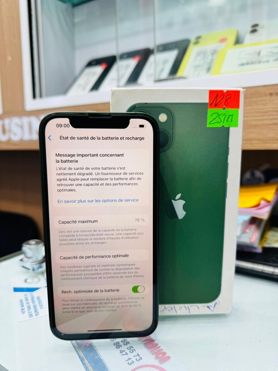 13 simple 128Go écran changé