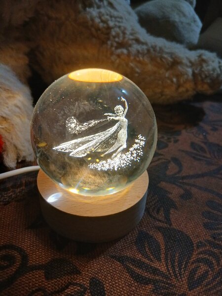 Veilleuse Crystal Féérique LED