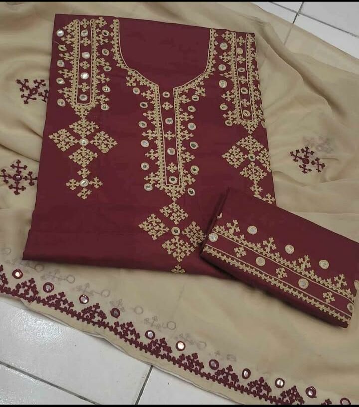 Sindhi fancy Embroidery suit