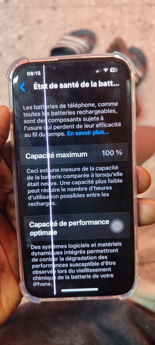 iPhone 13 Pro - Écran fendu