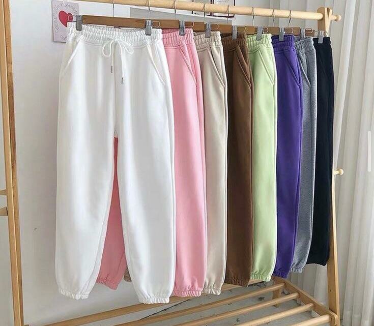 Pantalons de jogging colorés unisexes