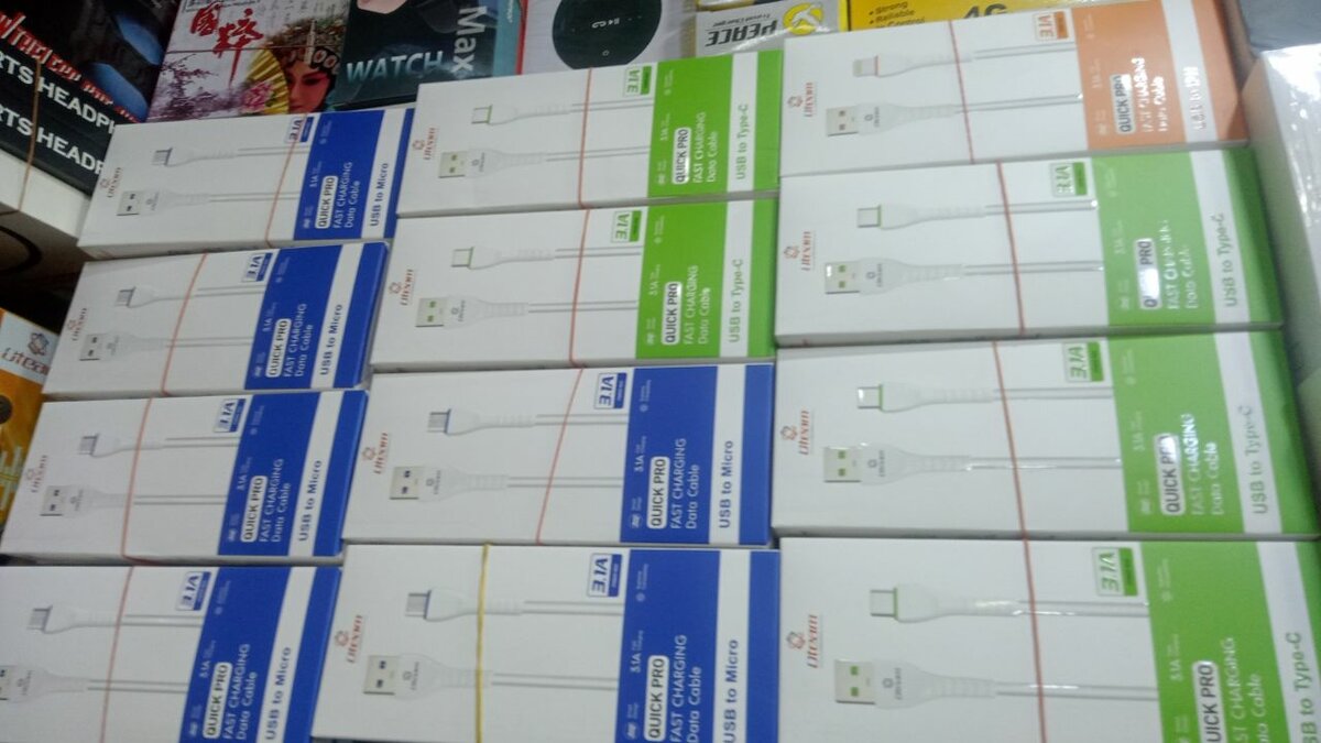 Original Oteam brand all cable android، c type ,iPhone.