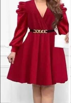 Beautiful and stylish women's dress red