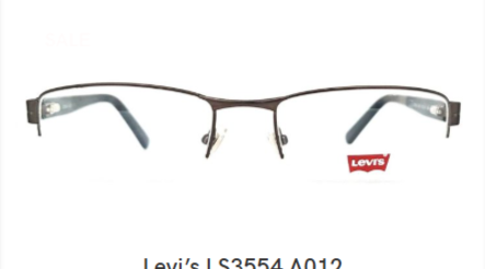 Eye glasses for men,Levi’s LS3554 A012