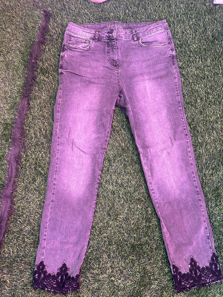 Jean tendance femme avec détails