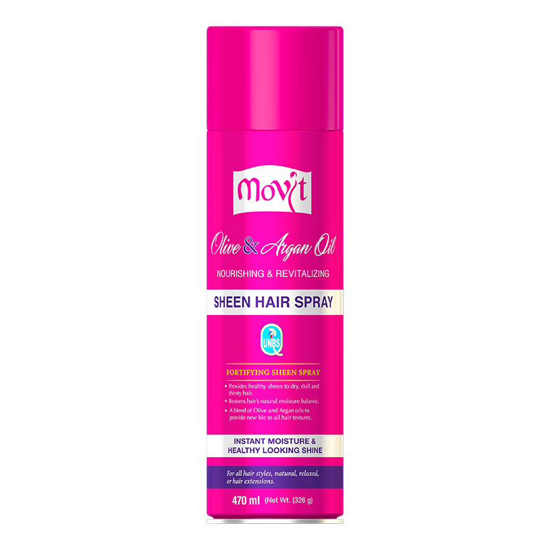 Movit Olive & Argan Oil Hair Sheen Spray 470ml