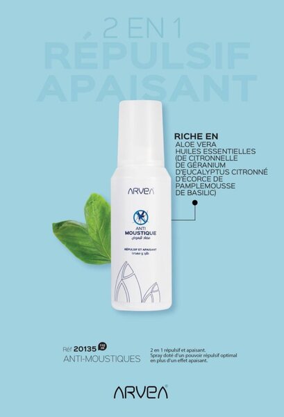 Spray anti-moustiques apaisant