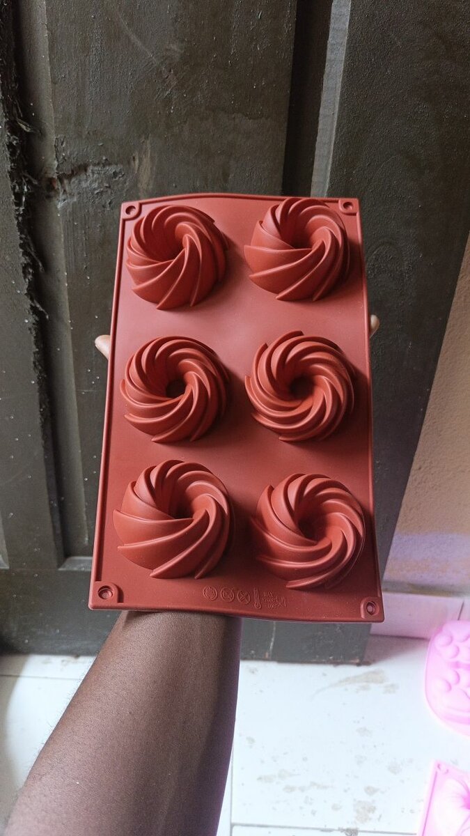 Moule en silicone à 6 cavités