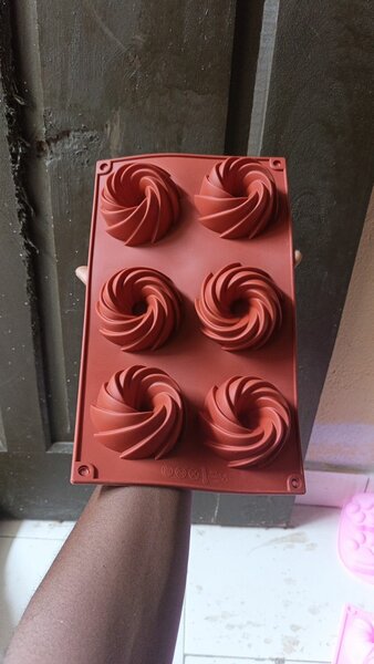 Moule en silicone à 6 cavités