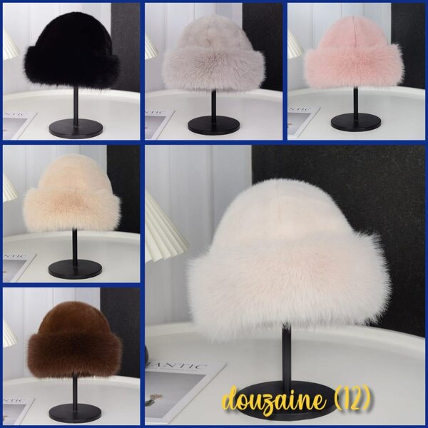 Chapeau en fourrure pour femme