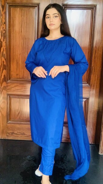 Royal Blue 3 Piece Dress