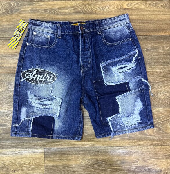 Shorts en jean déchirés homme