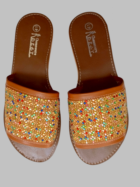 Sandales strass femme élégantes