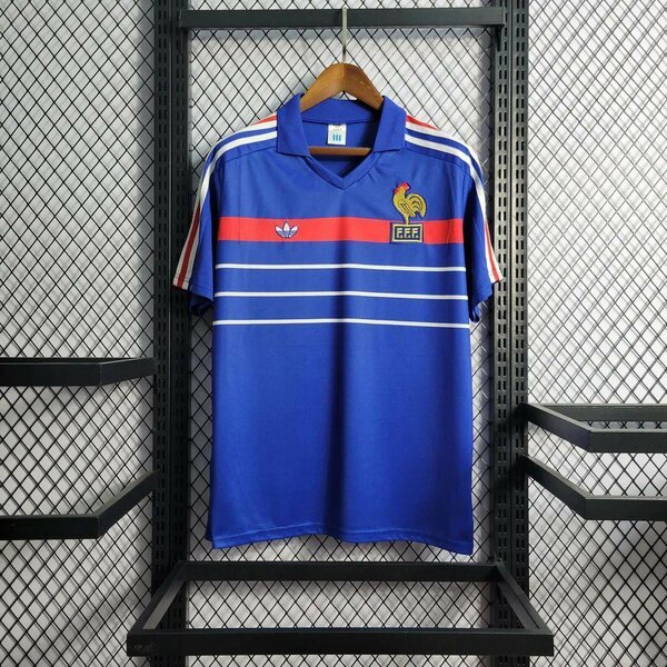 Maillot rétro bleu FFF adidas