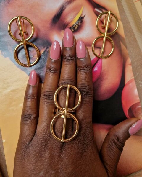 Ensemble Poids Baoulé