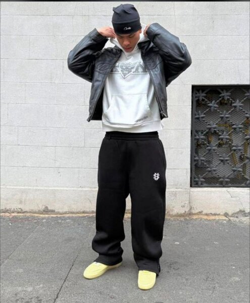 Pantalons de survêtement noirs