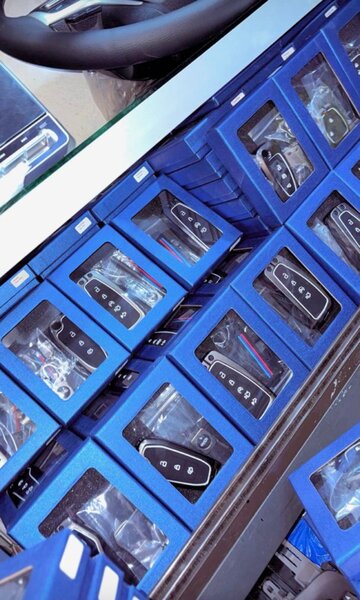 Étui clé voiture élégant