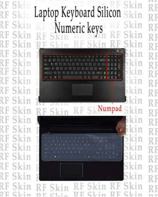 Universal Laptop Keyboard Silicone Waterproof Protector Laptop Keybords - Transparent