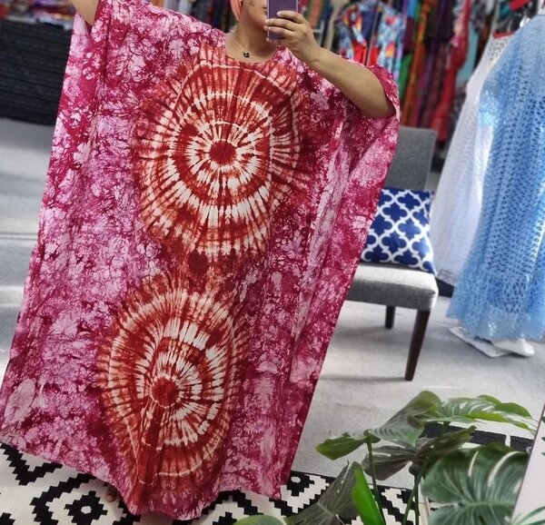 Boubou makeba indigo