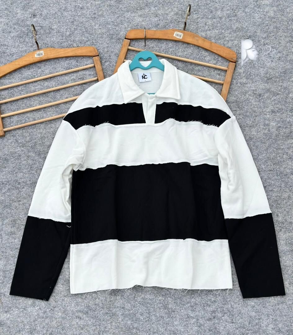 Polo à rayures colorées