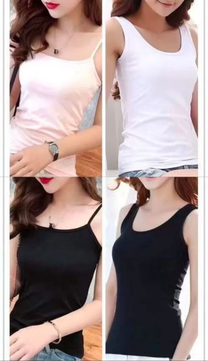 Женские майки из хлопка