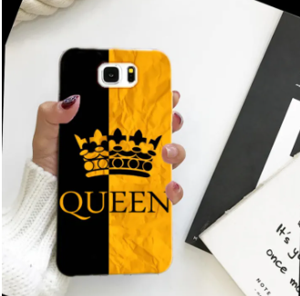 Samsung S7 edge Back Cover - Queen Soft Case