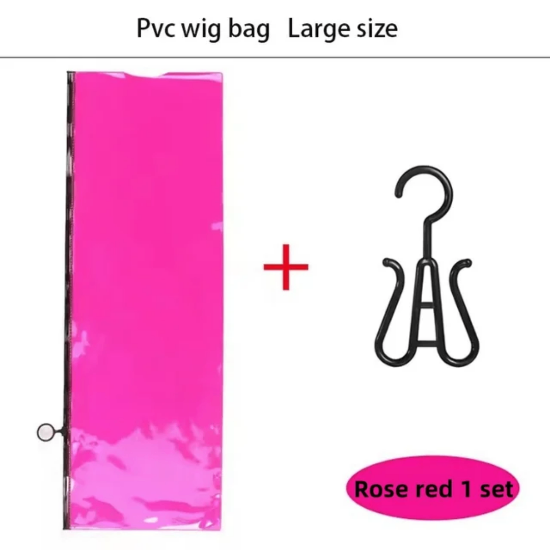 Grand sac à perruque PVC