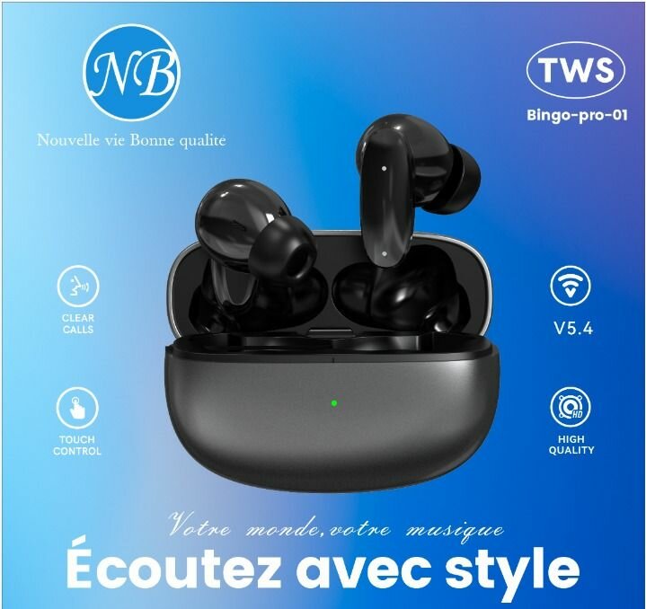 Écouteurs sans fil Bingo Pro 01