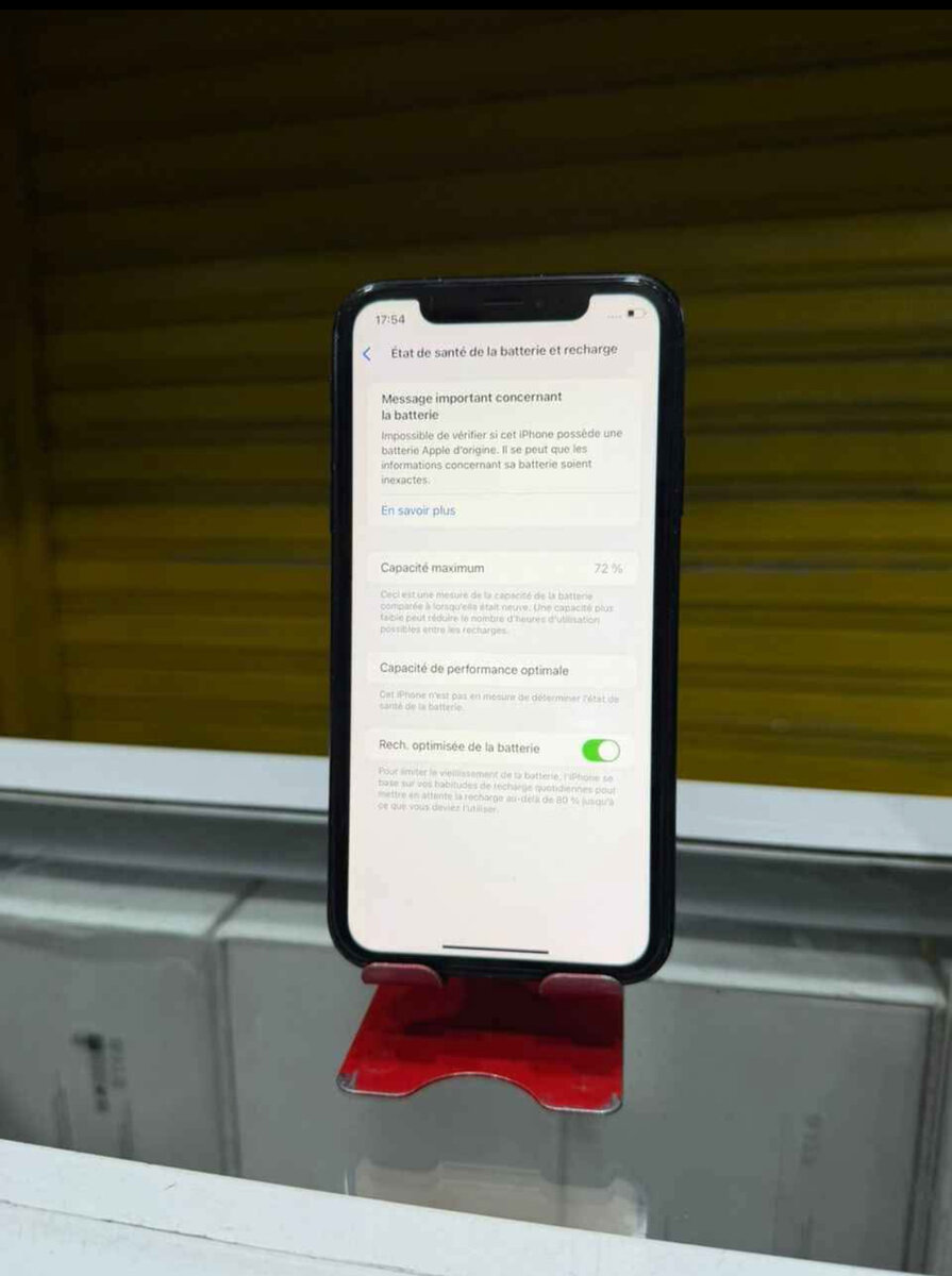 iPhone X reconditionné noir