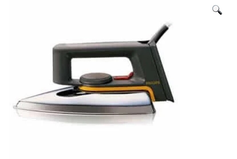 Irons & Garment Steamers Philips 1000W Classic Dry Iron [HD1