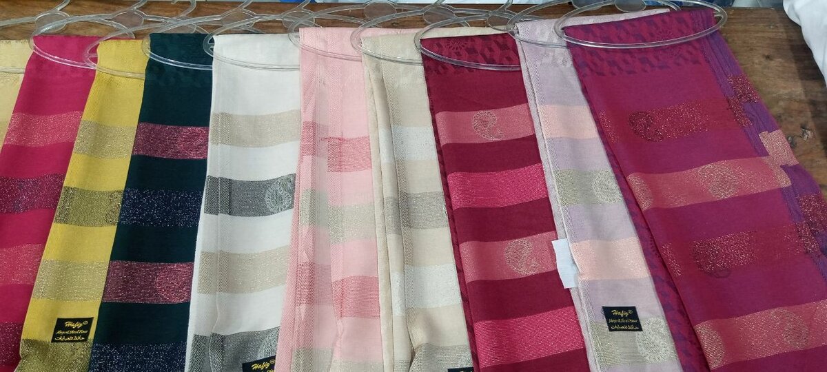 Crush  silk Stoler